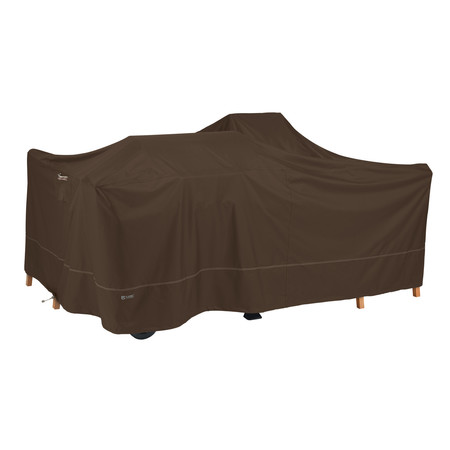 CLASSIC ACCESSORIES Madrona Waterproof Patio Cover, 125"x125"x36", Dark Cocoa 56-321-046601-RT